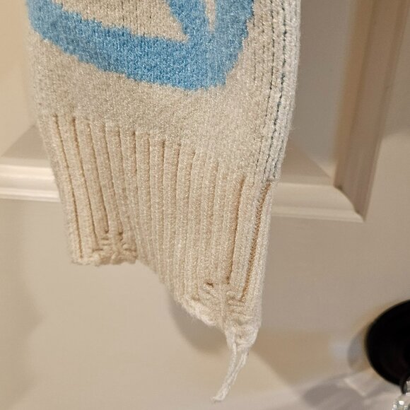 women's bailey rose cream long sleeve sweater - Picture 7 of 9